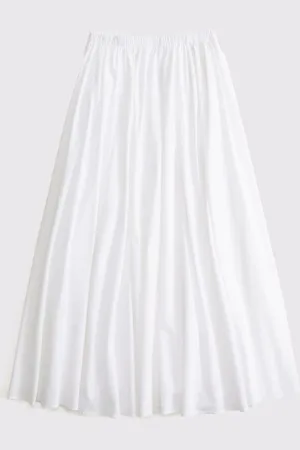 Abercrombie & Fitch Elasticated Waist Full Maxi Skirtxlarge