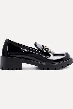 Linzi Aria Chunky Sole Loafers With Gold TrimEU 37 (UK 4)