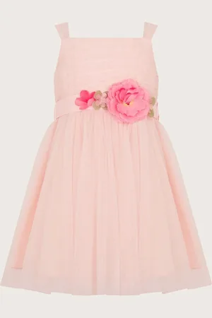 Monsoon Baby Fleur Flower Belt Tulle DressTot 3 maanden (50
