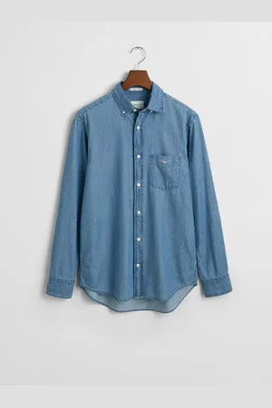 GANT Regular-Fit Indigo Button Down Shirtxlarge