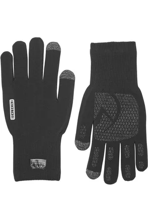Sealskinz Anmer Waterproof All Weather Ultra Grip Knitted Black GlovesXL