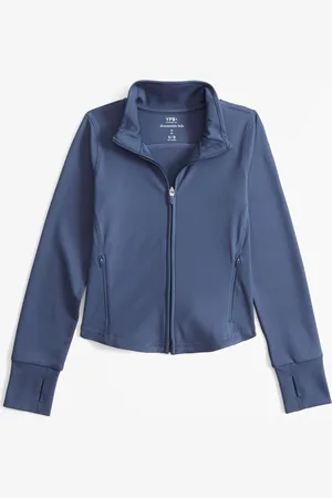 Abercrombie & Fitch Blue Active Athleisure Zip-Up Jacket7