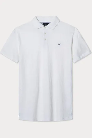 Hackett Linen Seersucker Polo2X-Large
