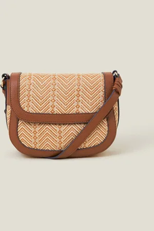 Accessorize Woven Satchel Cross-Body Bageen