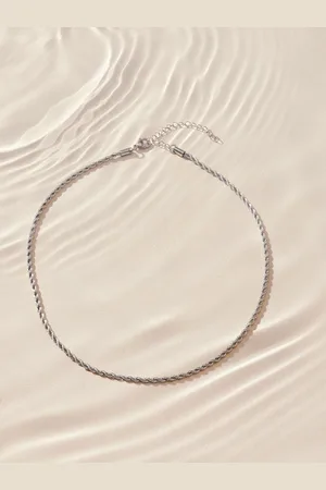 Next Stainless Steel Twist Chain NecklaceEén