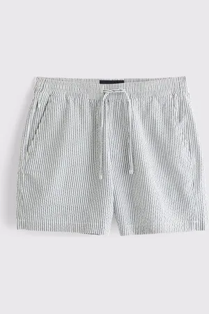 Abercrombie & Fitch 100% Cotton Pull-on Stripe Shortsxsmall