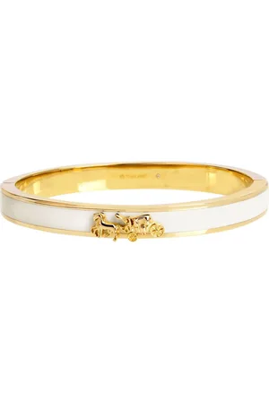 Coach Horse & Carriage Enamel Hinged Bangle Braceleteen