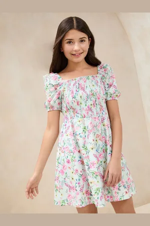 Lipsy London Crinkle Jersey Puff Sleeve Dress (5-16yrs)128134cm