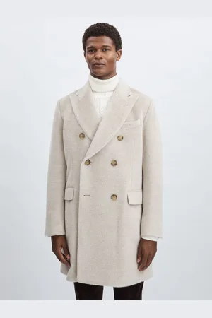 Oscar Jacobson Alpaca-Wool Double-Breasted Coat52