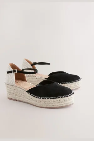 Next Forever Comfort Closed Toe Platform Espadrille Wedges6 EU 39 XW