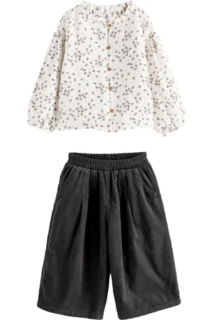 Next 100% Cotton Blouse and Co-ord Trousers Set (3mths-8yrs)3