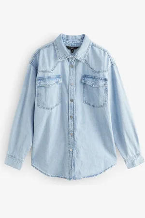 Next Oversized denim overhemd van 100% katoen3XL Reg