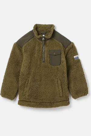 Joules Billy fleece met borgvoering en korte rits voor jongens5 Jaar (110cm)