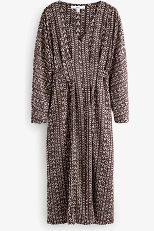 Next V-Neck Belted Jersey Midi Shirt Dress38