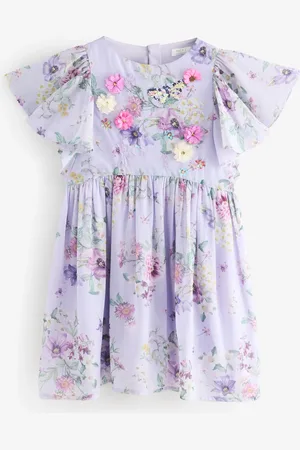 Next Angel Sleeve Embellished Dress (3-16yrs)9 Jaar (134cm)