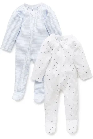 Purebaby Set van 2 babypyjama