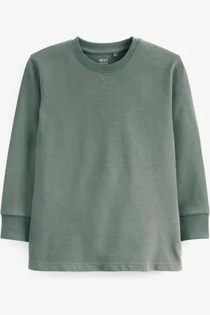 Next Long Sleeve Cosy 100% Cotton T-Shirt (3-16yrs)8 Jaar (128 cm)