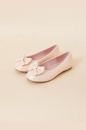 Accessorize Girls Bow Ballerina Flat ShoesEU 28 (UK 10)