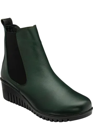 Lotus Leather Pull-On Wedge BootsEU 39 (UK 6)