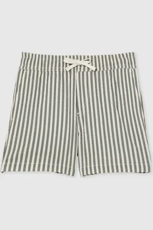 Reiss Bay Seersucker Striped Swim Shorts110116cm