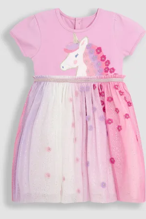 JoJo Maman Bébé Appliqué Tulle Party Dress7480cm