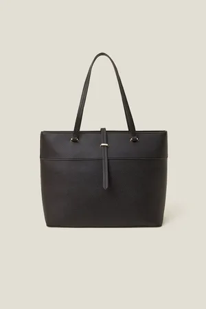 Accessorize Faux Leather Large Tote Bageen