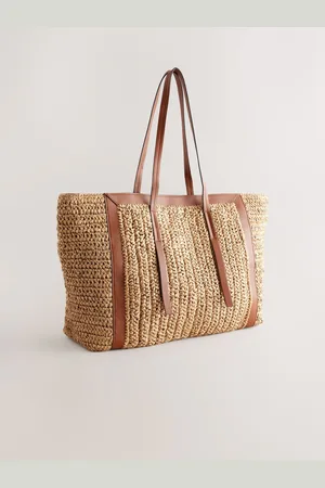 Next Grote Raffia shopperEén