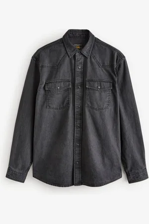 Next Denim Western 100% Cotton Long Sleeve ShirtXL