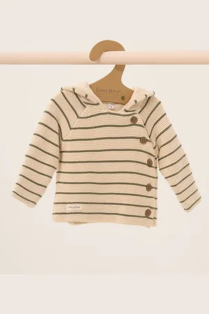 HOMEGROWN 100% Cotton Organic Double Knit Wrap Hooded Cardigan3