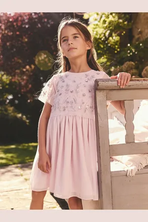 Next Sequin Embellished Mesh Dress (3-16yrs)4 Jaar (104cm)