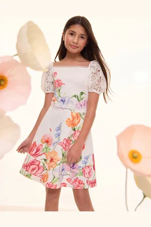 Lipsy London Lace Sleeve Occasion Dress (5-16yrs)140146cm