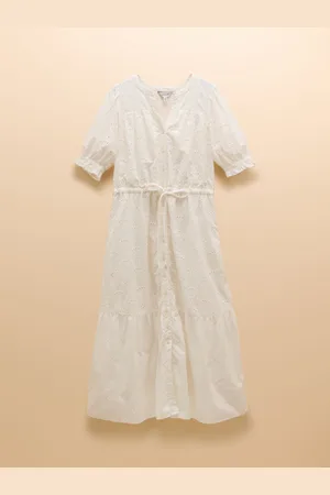 Joules Juliana midi-jurk met broderieEU 46 (UK 18)