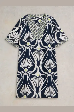 White Stuff Ash 100% Linen Dress42
