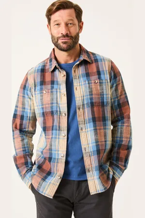 Fat Face FatFace Long Sleeve Hythe Check 100% Cotton ShirtL Lang