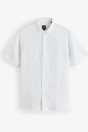 Armani Exchange Klassiek linnen overhemdMedium