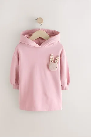 Next Long Sleeve Hooded Sweat Dress (3mths-7yrs)4