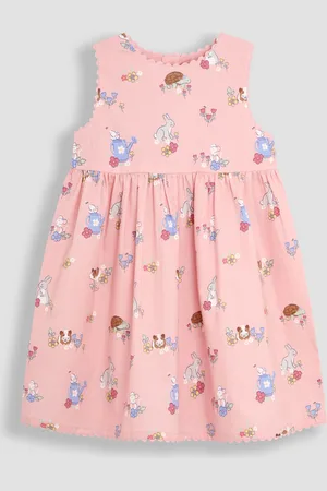 JoJo Maman Bébé Printed Summer 100% Cotton Dress116122cm