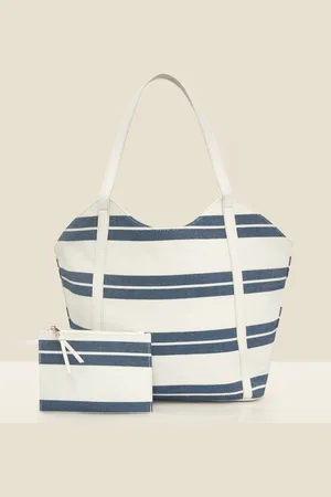 Sosandar Stripe Large Beach Bageen