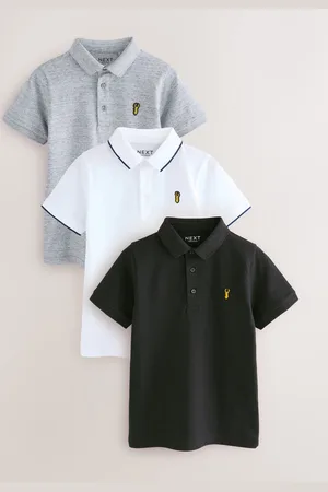 Next Verpakking van 3 poloshirts met korte mouwen (3-16 jr)4 Jaar (104cm)