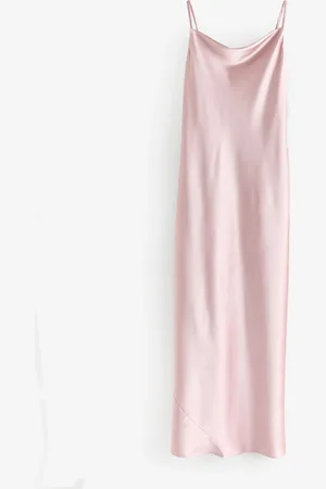 Next Bridesmaid Satin Cowl Neck V-Back Maxi Dress48 Tall