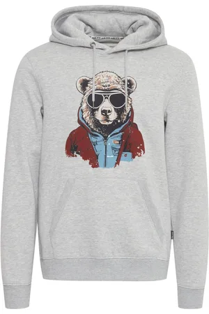 Blend Olive Animal Printed HoodieM