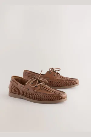 Next Leather Woven Boat Shoesuk10eu44