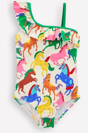 Boden Lila One Shoulder Swimsuit128134cm