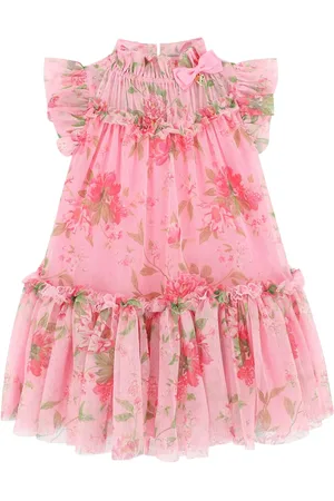 Angels Face Pink Marigold Flower Dress152158cm