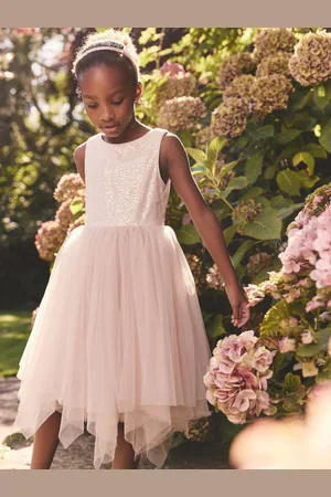 Next Sequin Tulle Occasion Dress (3-16yrs)9 Jaar (134cm)
