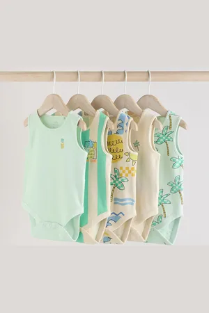 Next Vest Baby Bodysuits 5 Pack7480cm
