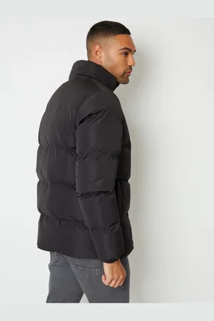 Threadbare Regenbestendig pufferjack met opstaande kraagXXL