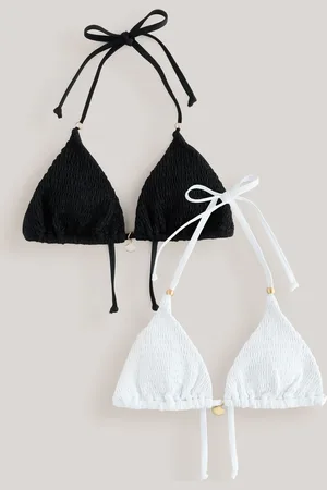 Next Shirred Triangle Bikini Tops 2 PackEU 44 (UK 16)