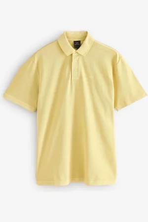 Armani Exchange Classic Cotton Yellow Polo shirtL