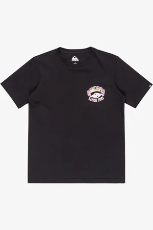 Quiksilver Youth Times Up Short Sleeve Backprint Logo 100% Cotton T-Shirt158164cm